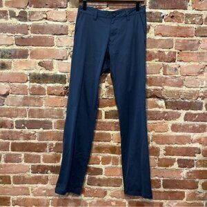Rhone Commuter Pant Navy 28 Travel Work Pockets 32" inseam Performance